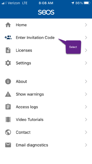 HID Mobile Application Select Invitation Code.png