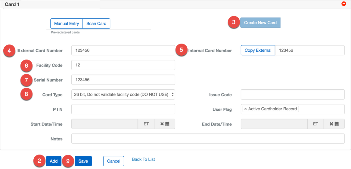 Add a Card to a Person