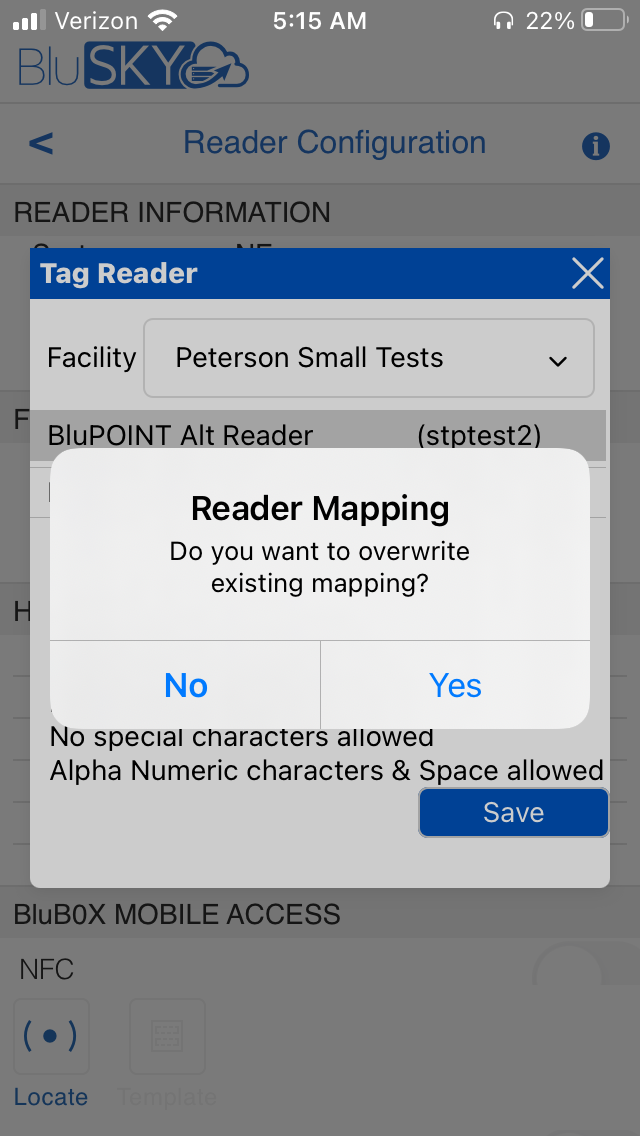 BPN Reader Mapping