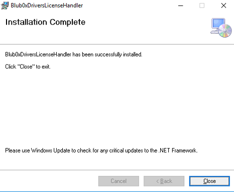 BluB0X Drivers License Handler Completed