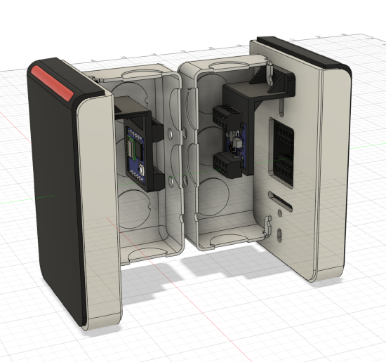 BluPOINT Nano Mount Behind reader side