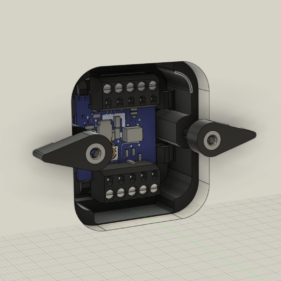 BluPOINT Wall Face Plate Back