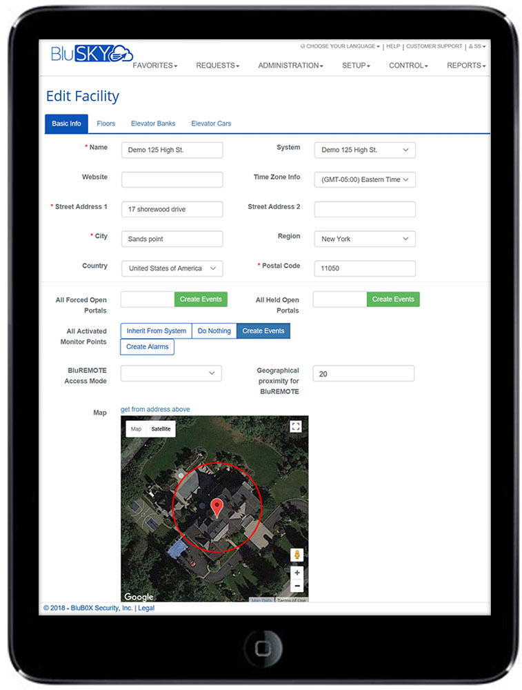 BluREMOTE Edit Facilty 1