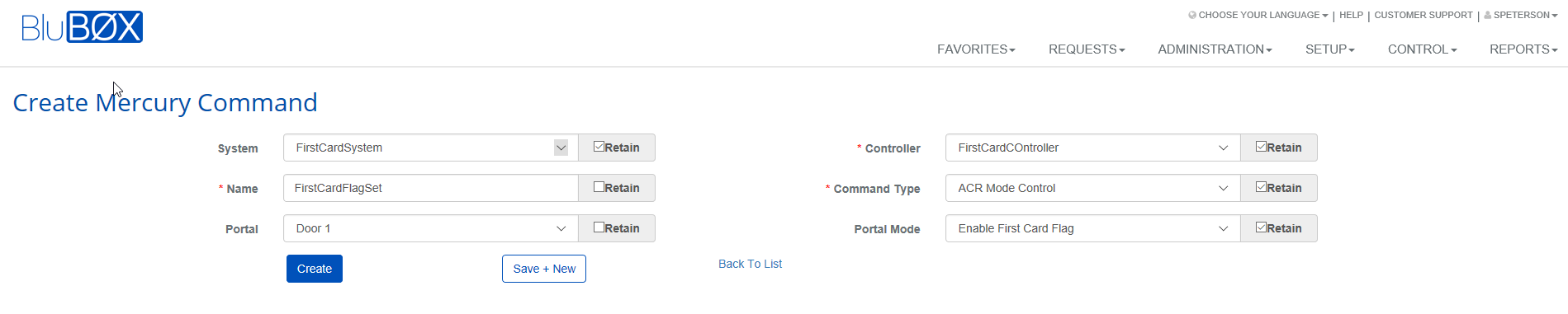 Command   FirstCardFlagSet