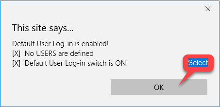 Connect Site Message