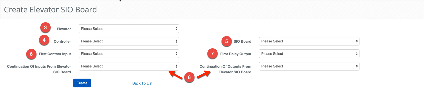 Create Elevator SIO Board