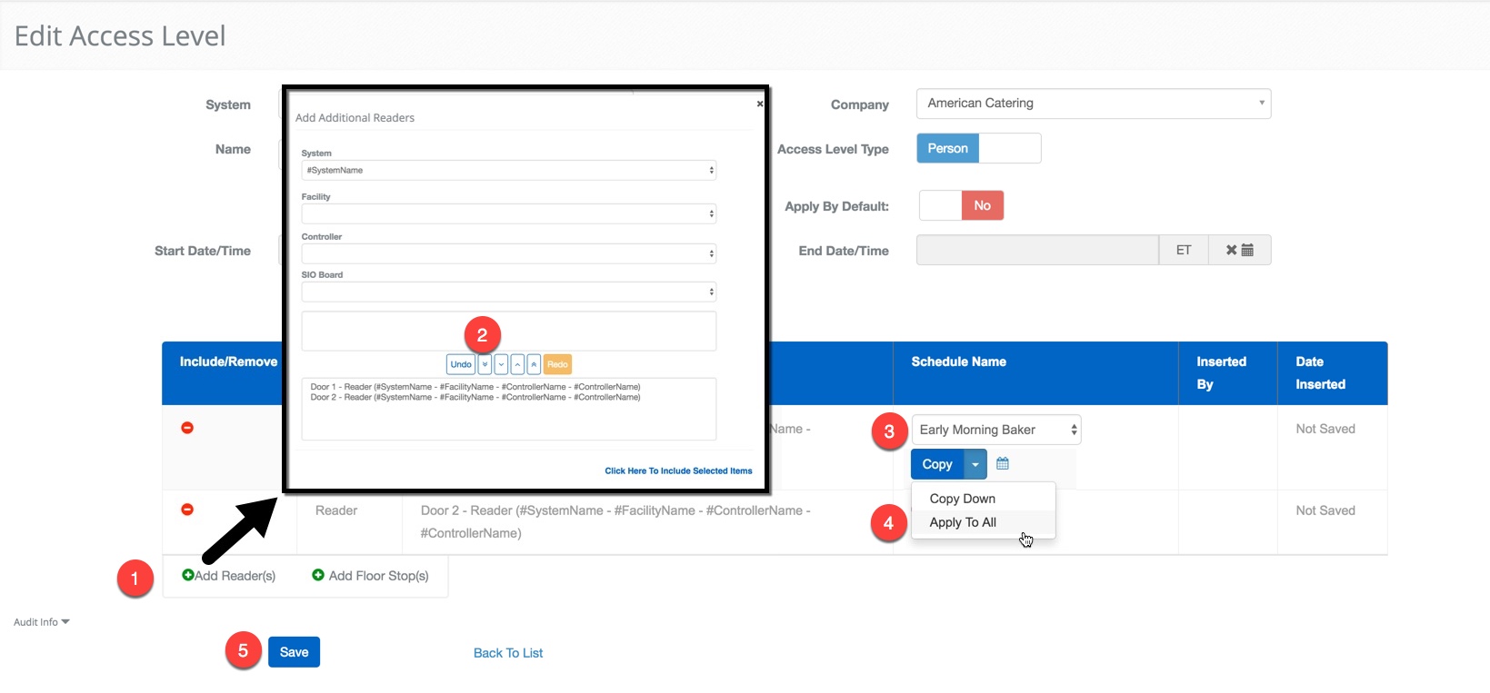 Assign Readers to Full Access