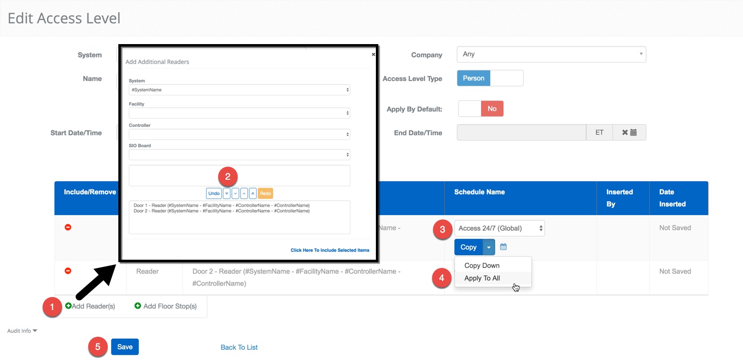 Assign Readers to Full Access