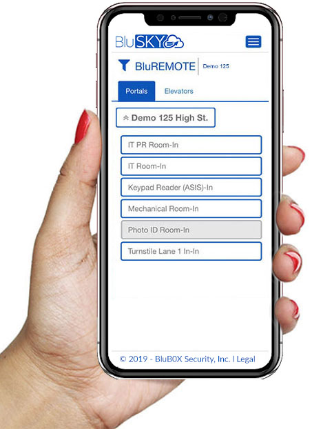 Hand iPhone BluRemote