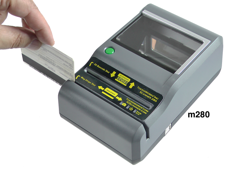 IDWedgePro Magnetic Stripe m280 labeled