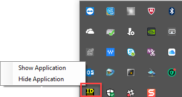 IDWedge Pro Task Bar