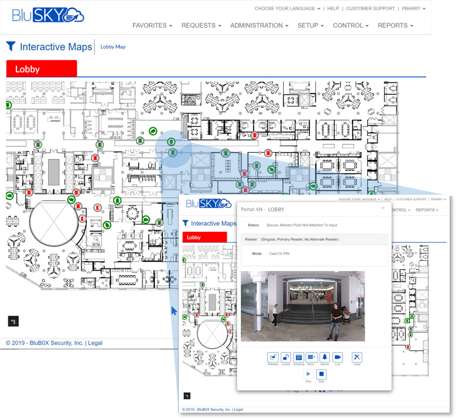 Interactive Maps Video Lobby