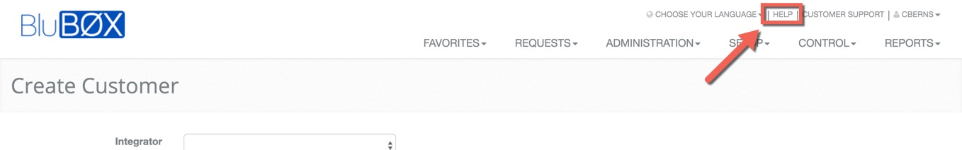 Page Level Help Pointer