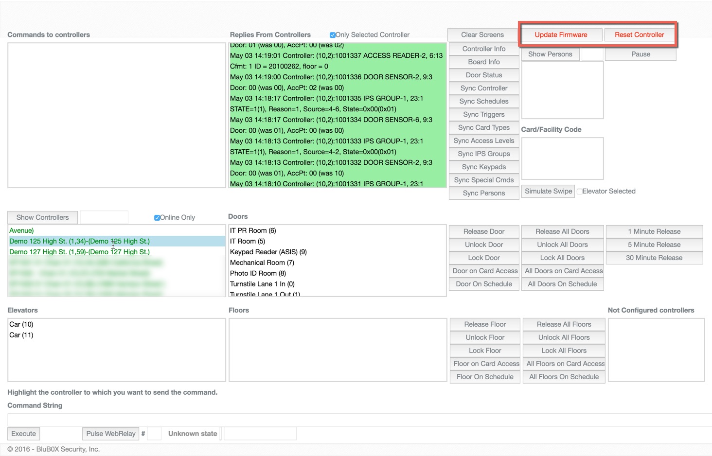 Reset and Update Firware