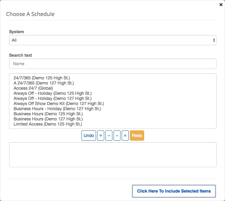 Schedule Picker Update