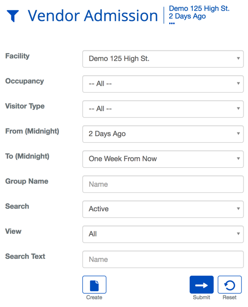 VendorAdmissionFilter
