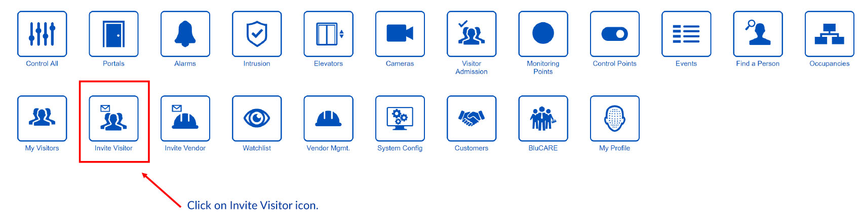 Visitor Import BluINFO 1