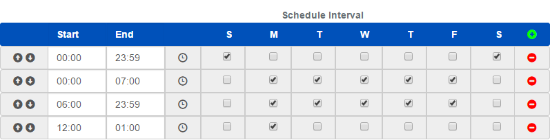 deviceScheduleNormalHours