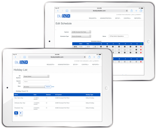 ipad double edit schedule holiday list 550x450