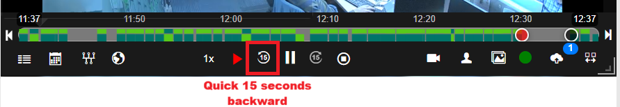 Quick 15 seconds forward