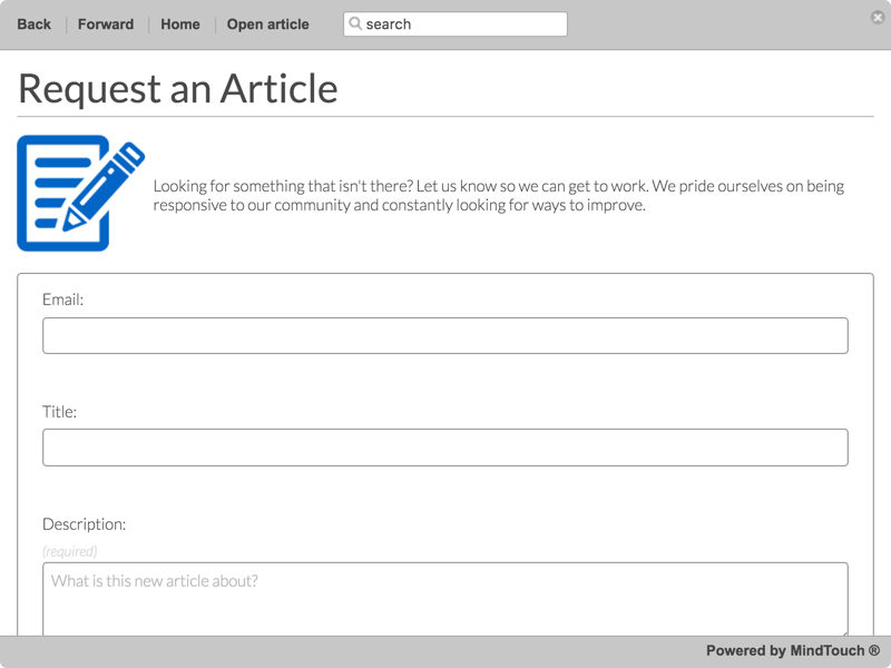 Request an Article
