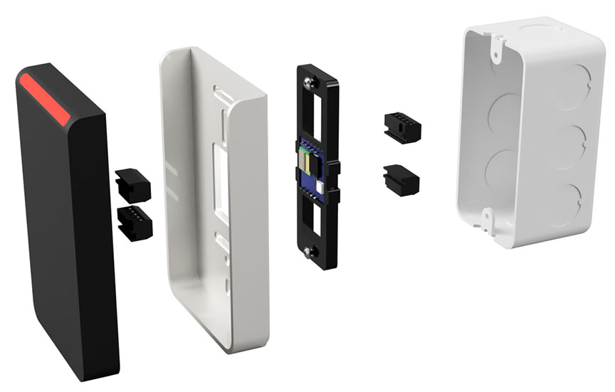 BP 1   HID Signo Reader Integration   Exploded View web