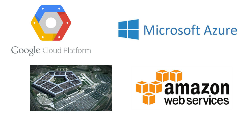 googleazureamazon pentagon