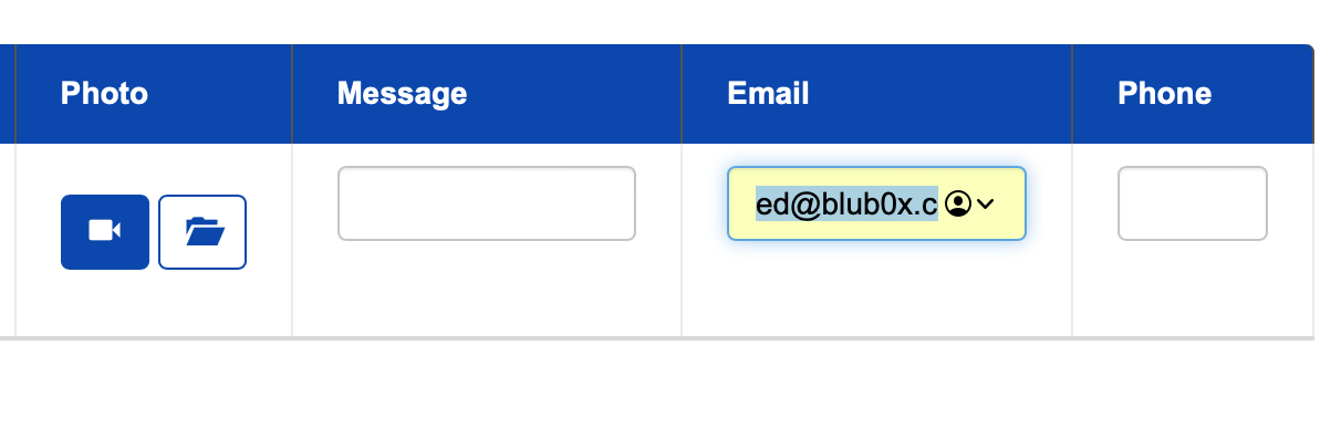 visitor email